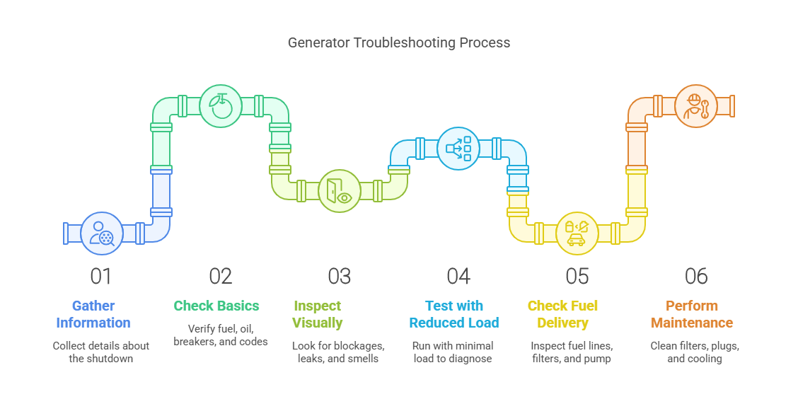 Generator Troubleshooting Process